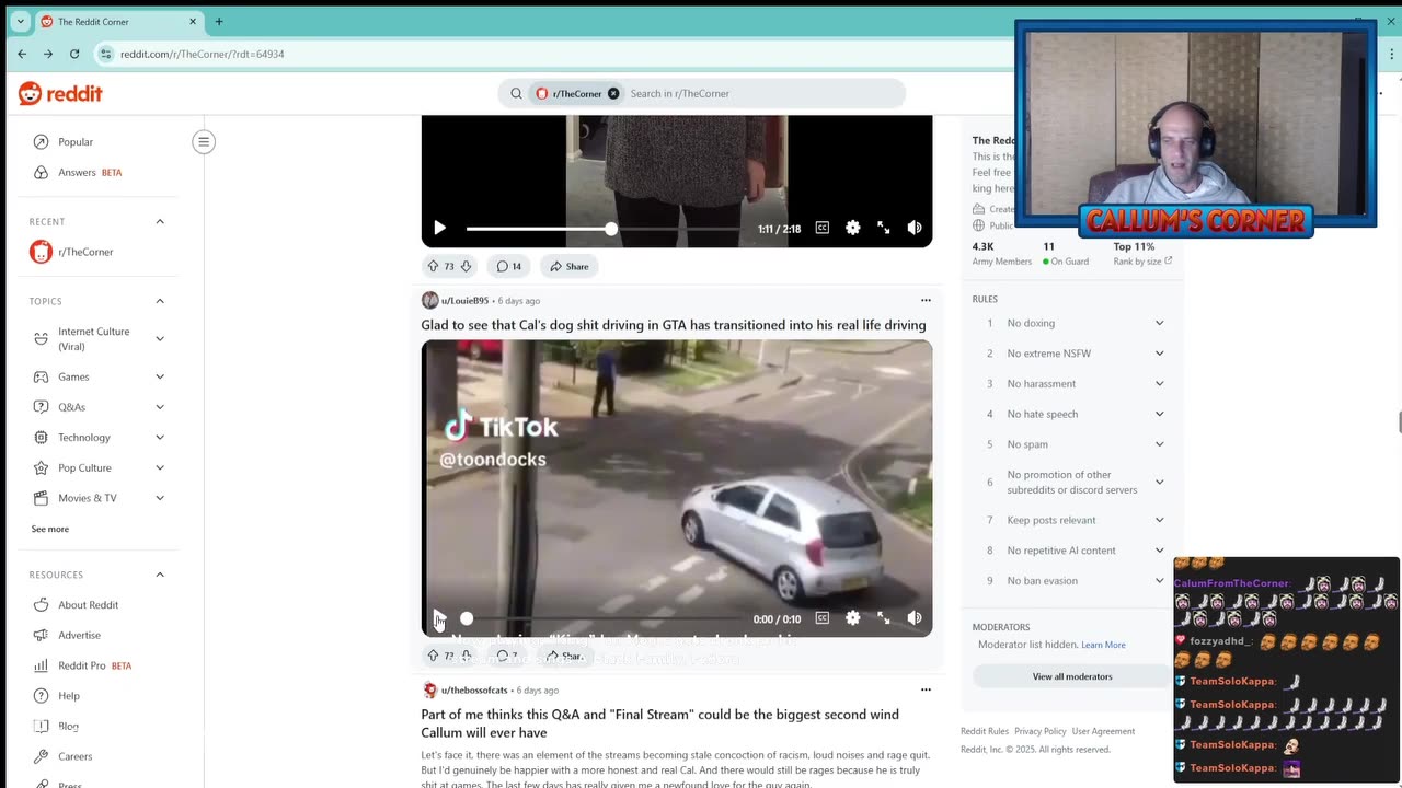 ayupcc - Callum's Corner - 27/04/25 - Kick Stream Reddit Review