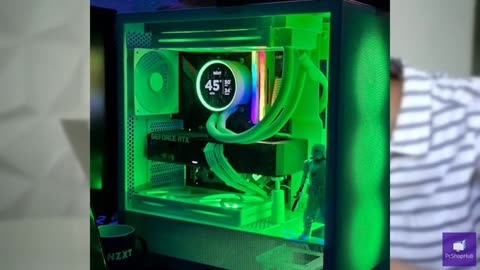NZXT H5 Flow 2024 - Compact ATX Mid-Tower PC Gaming Case - High Airflow - 2 x 12