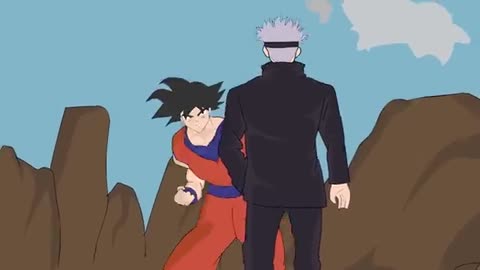 Gojo Satoru vs Goku | Animation