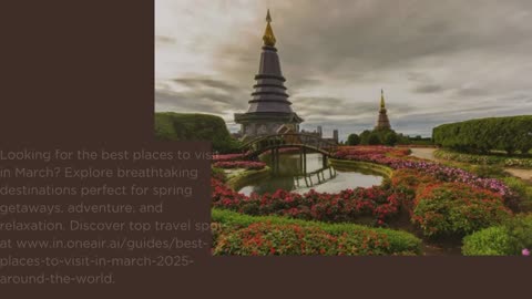 Best Places to Visit in March - in.oneair.ai