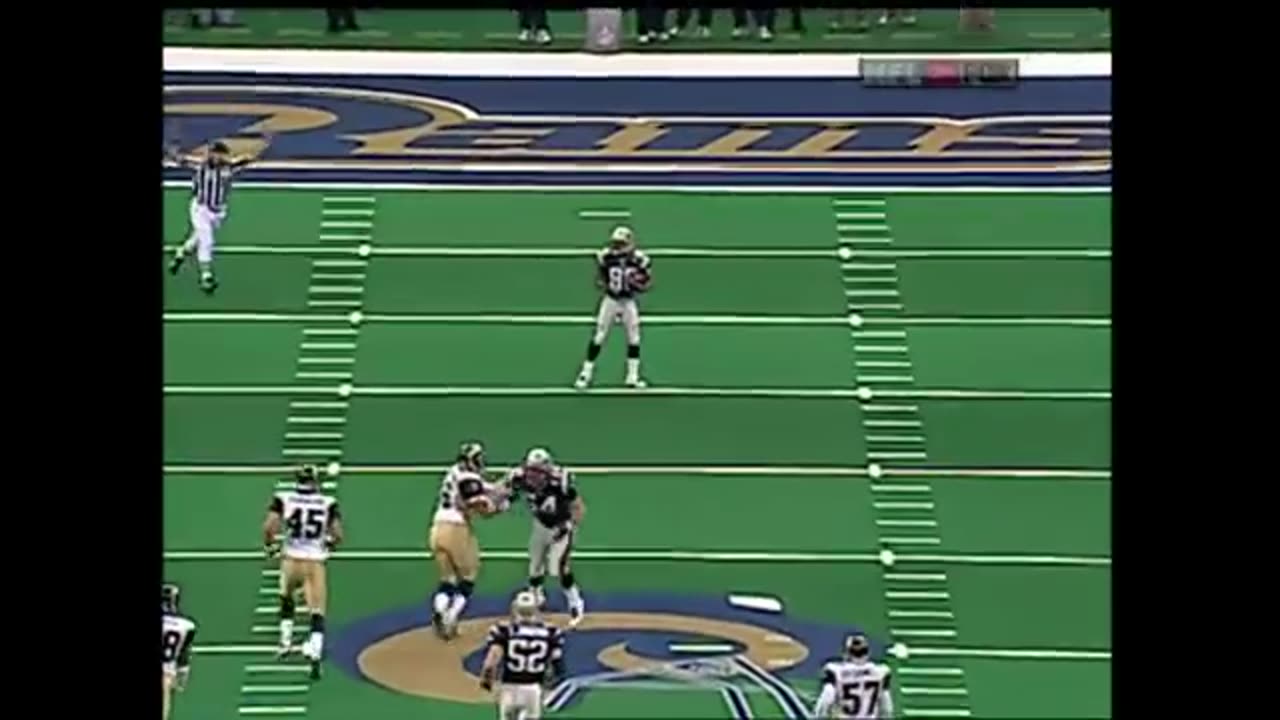 Super bowl #36, New England Patriots vs L.A. Rams, February 3, 20022002