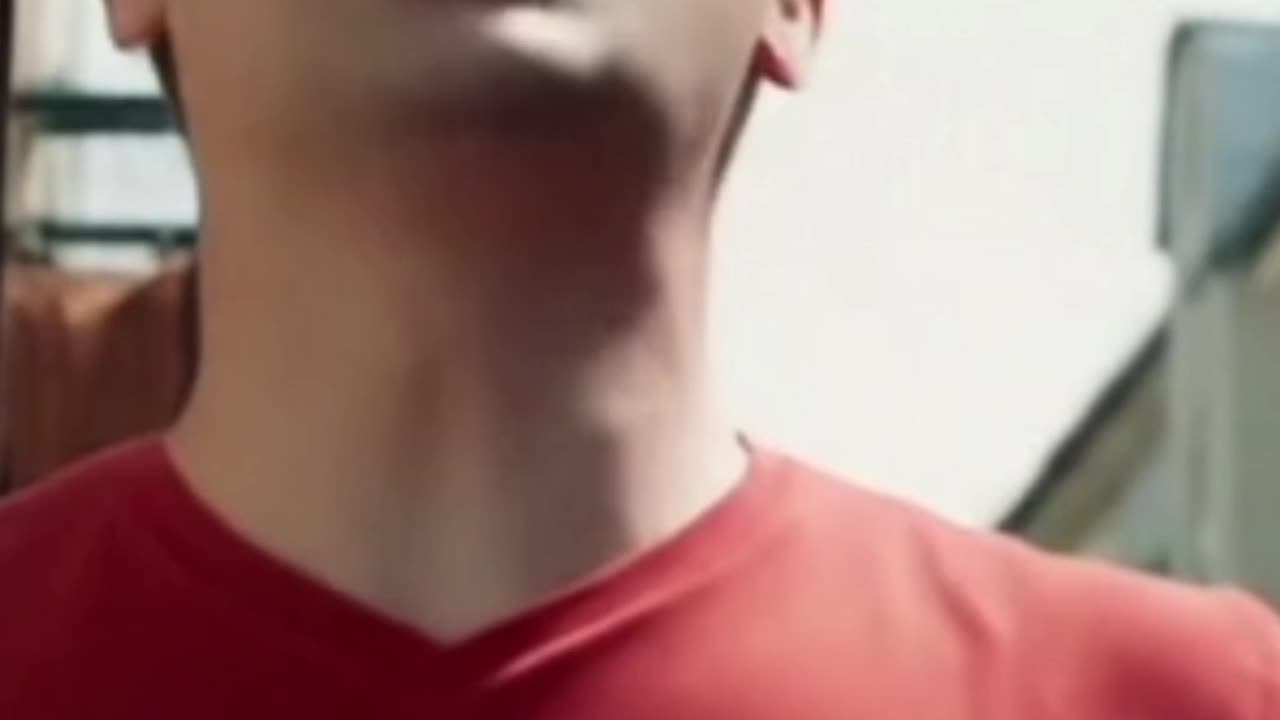 A nervous man