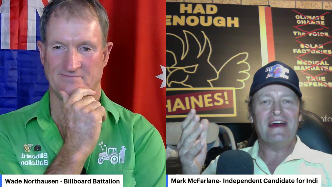 Farmer Wade interviewing Mark McFarlane, Independent Candidate for Indi - 22/4/2025