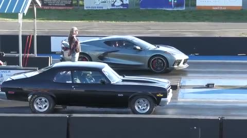 New vs Old School - drag racing
