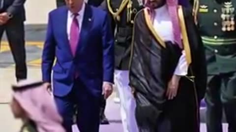 President Trump visited the Saudi Arabia