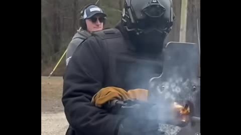 Colt M4 Aflame and Melting
