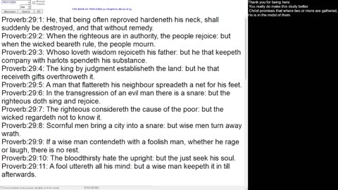 Proverbs 29