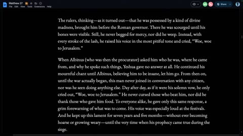 Ben Burton: Mashiach ben Yosef "Ladder of Jacob" - Matthew 27 (Episode 28)