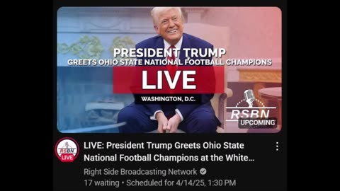 President Trump Greets Ohio State National Football Champions