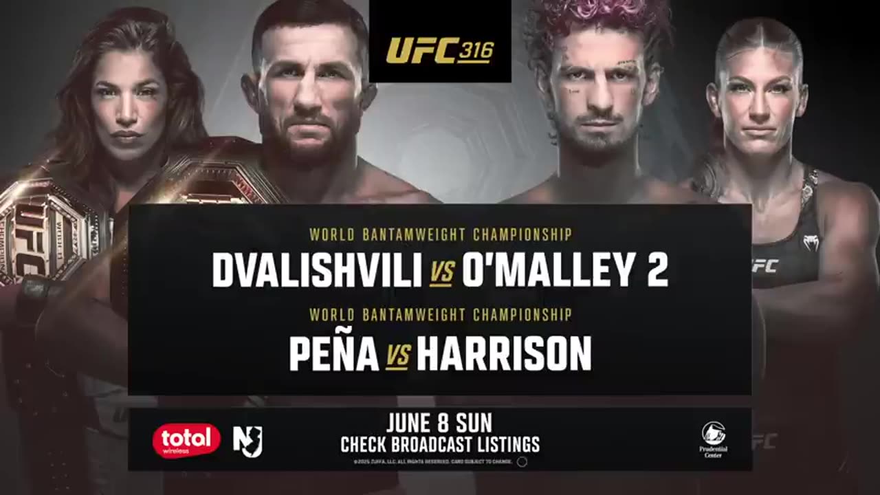 UFC 316: Dvalishvili vs O'Malley 2 – Official Trailer