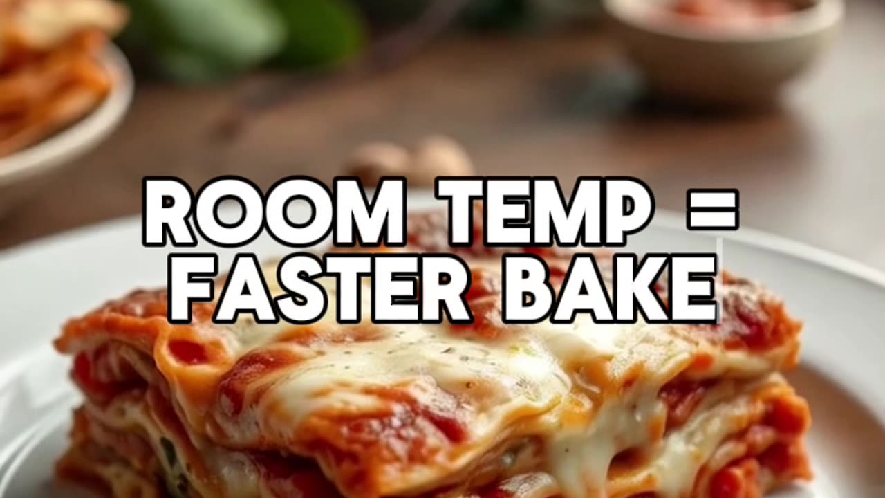 COLD LASAGNA INGREDIENTS? (THE ROOM TEMP TRICK!) 🌡️🍝✨
