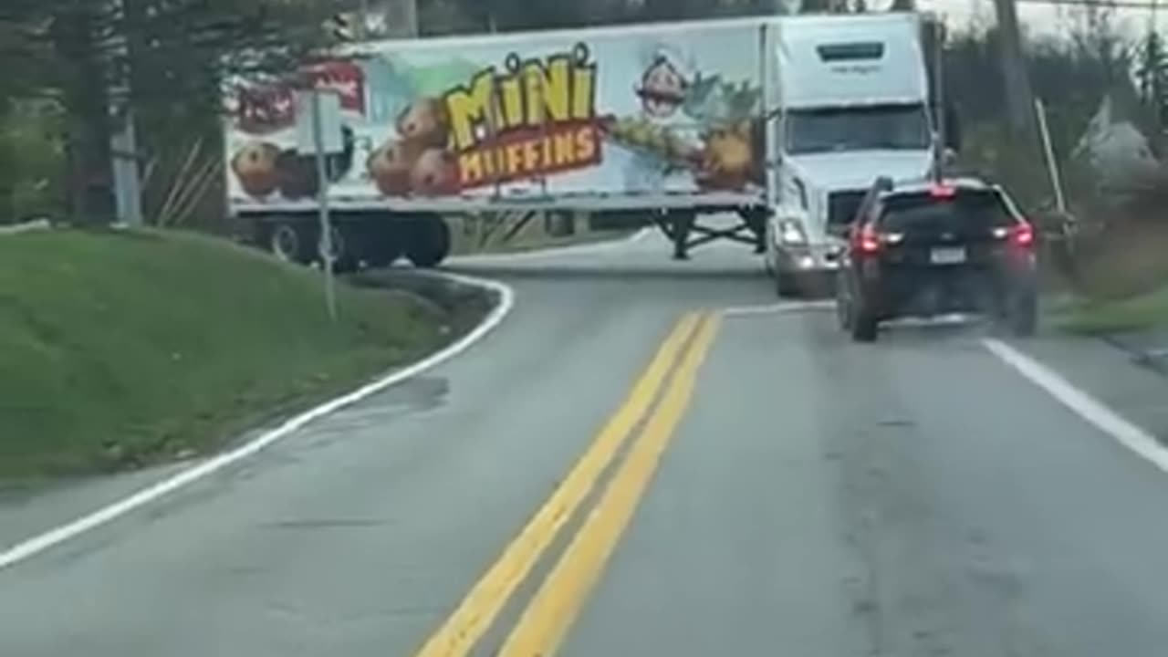 Car Refuses to Reverse for Truck __ ViralHog