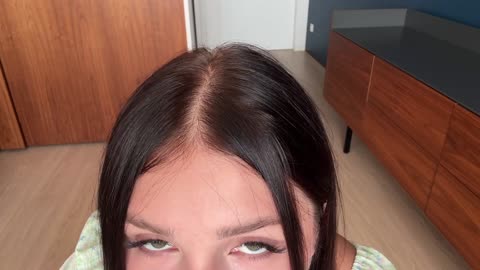 ASMR On My Knees Mic Pumping From Above Close Up Eye Contact & Paintbrush Sound Triggers