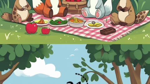 Nature’s Secret: Can You Spot the One Difference? 🦊🌿