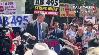 CA Sen. Strickland Speaks Tp AB 495 Rally