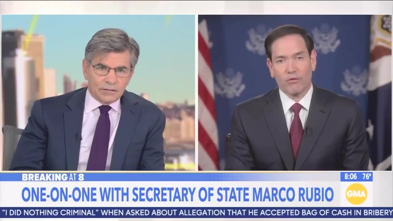 Marco Rubio Eviscerates George Stephanopoulos Who Tried to Claim People ‘Died’ Due to Cutting USAID