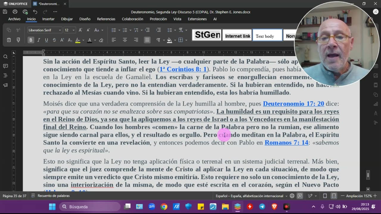 Deut 2ª Ley-DISCURSO 5-Cap 8/9:MUCHAS ESPOSAS Y RIQUEZA DE REYES/ESCRIBE UNA COPIA D LA LEY,SteJones