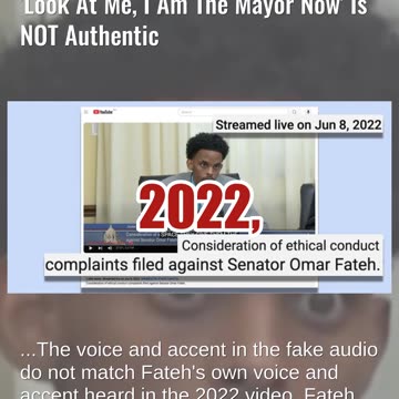 Fact Check: Video Of Candidate Omar Fateh Saying 'Look At Me, I Am The Mayor Now' NOT Authentic