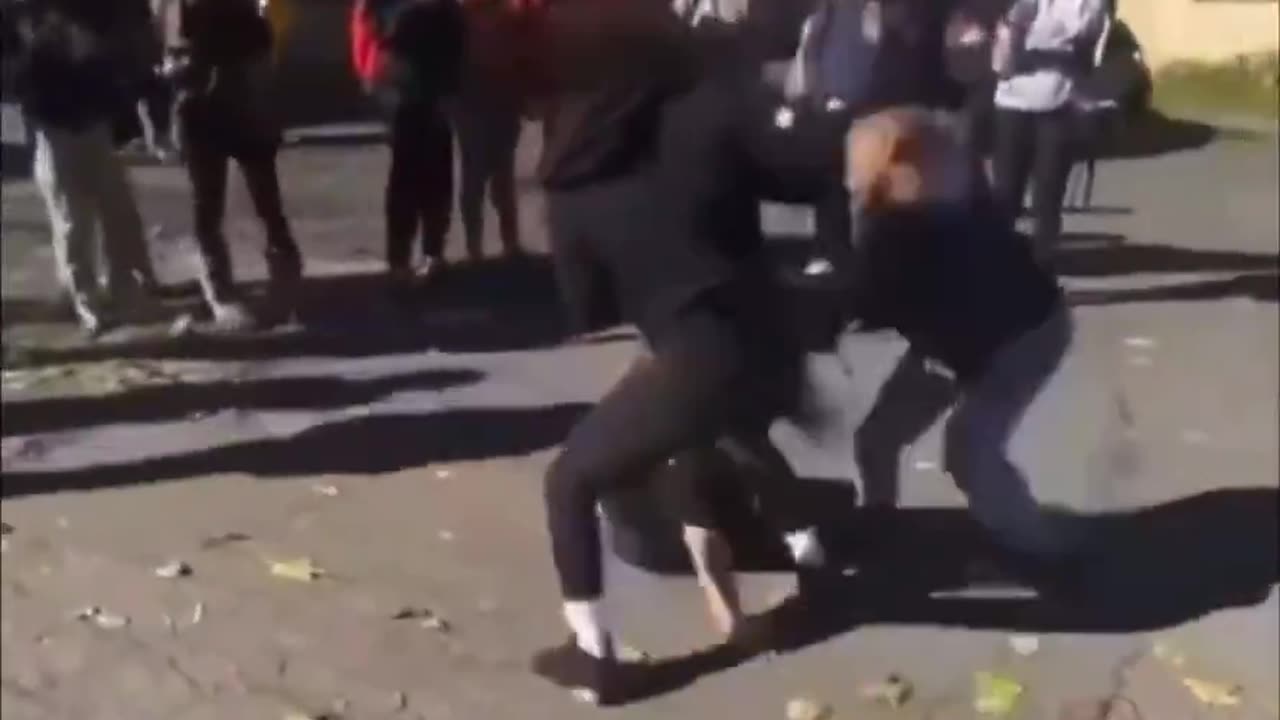 Diversity violently attacks White woman