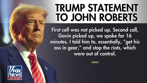 prtesident trumps response to newsom