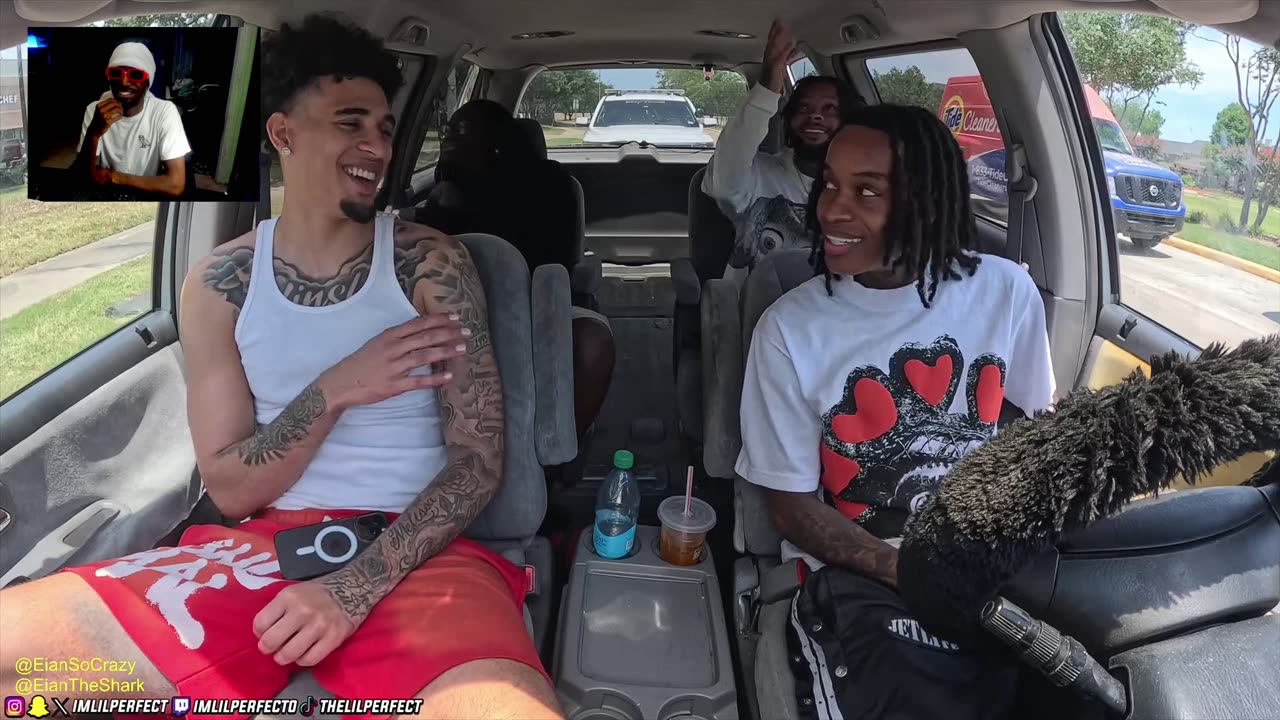 reacting to Lil Perfect VLOGS OVERLY ITCHING IN FRONT OF THE GANG TO SEE THEIR REACTION..