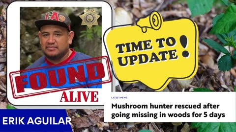 UPDATE ERIK AGUILAR FOUND ALIVE.
