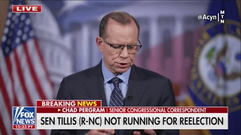North Carolina Republican Senator Thomas Tillis isn't running for re-election.