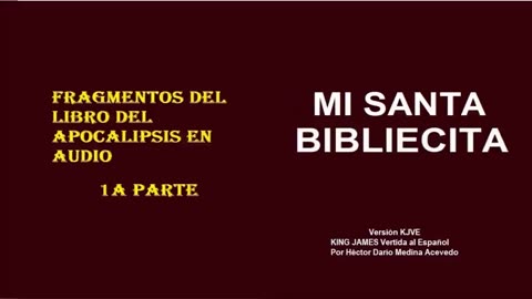 MI SANTA BIBLIECITA 66 Apocalipsis - Parte 1