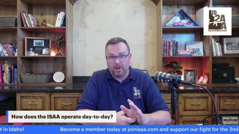 Who runs the ISAA's day-to-day operations?