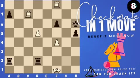 Can you checkmate in 1 move? (P.2) (White to play)♟️