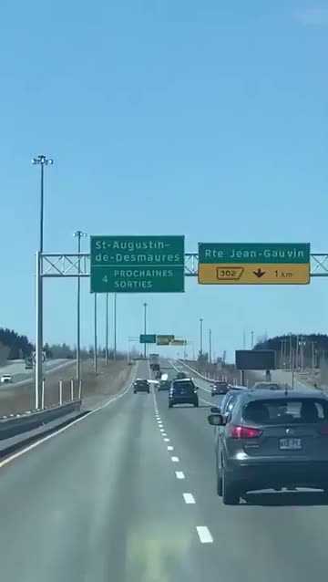 Clearance requested on the highway right in front of you
