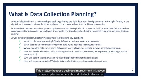 Data Collection Planning (Part 2): Get the Right Data, Not Just More | High Impact Academy