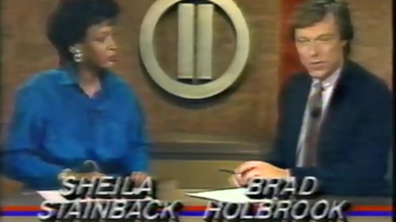 October 11, 1987 - NYC News Headlines with Sheila Stainback & Brad Holbrook