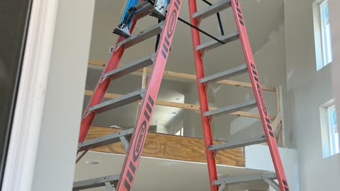 Ladder Ratcheted To Other Ladder