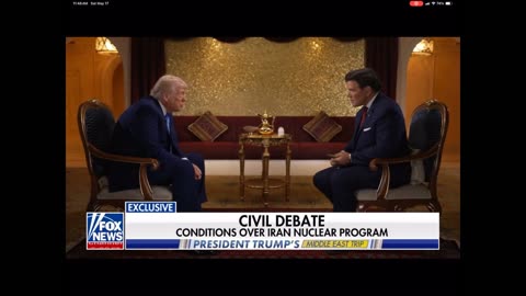 TRUMP GIVES EXCLUSIVE INTERVIEW