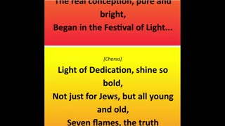 Hanukkah Beginning To End original gospel song lyrics video