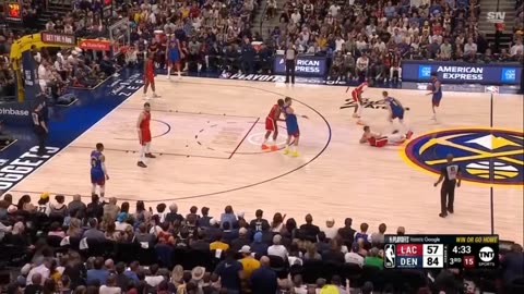 Le 7 ieme match quart de Finale de l'ouest de la NBA LA Clippers vs Nugets de Denver