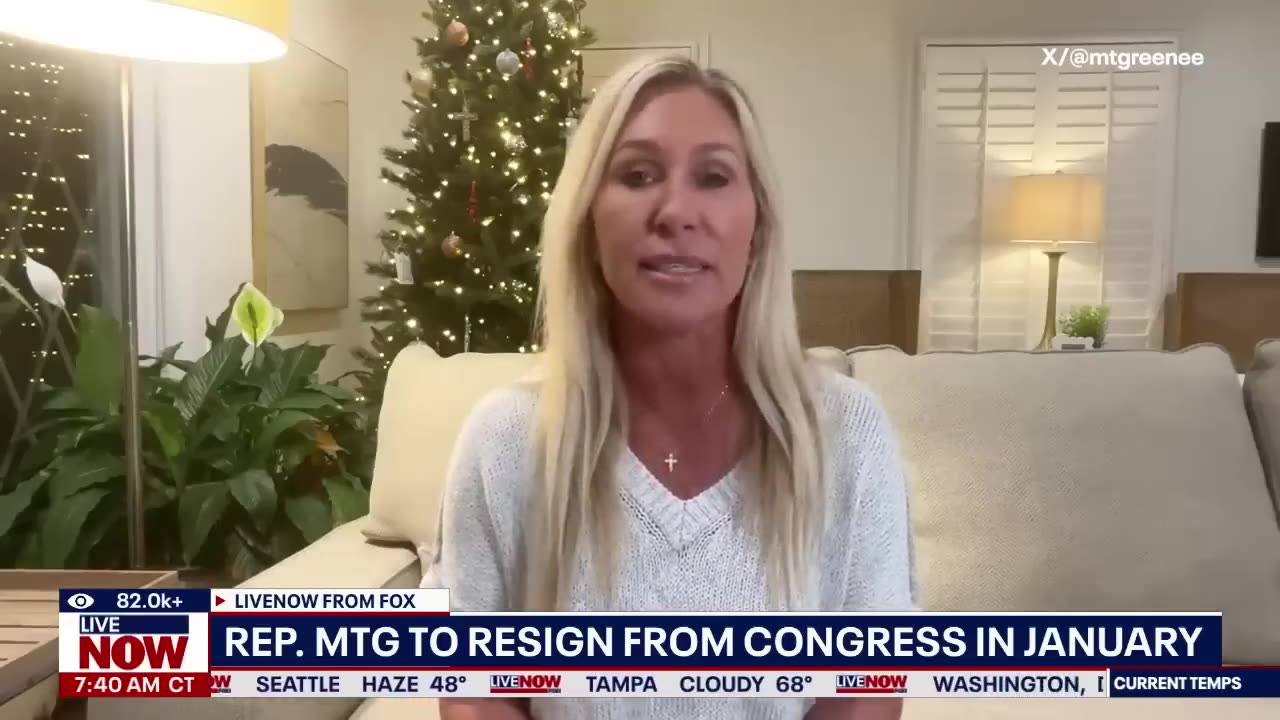 Trump reacts to MTG resigning from congress.mp4