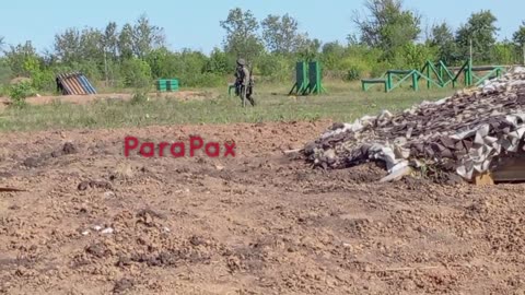 Injured Russian Soldiers Practice Moving Across Terrain with Crutches at Training Ground in Occupied Crimea
