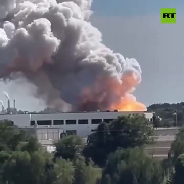 🔥 Fuerte incendio químico en Estados Unidos