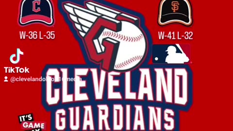 Cleveland Guardians at San Francisco Giants MLB Baseball Game Today Live Sports