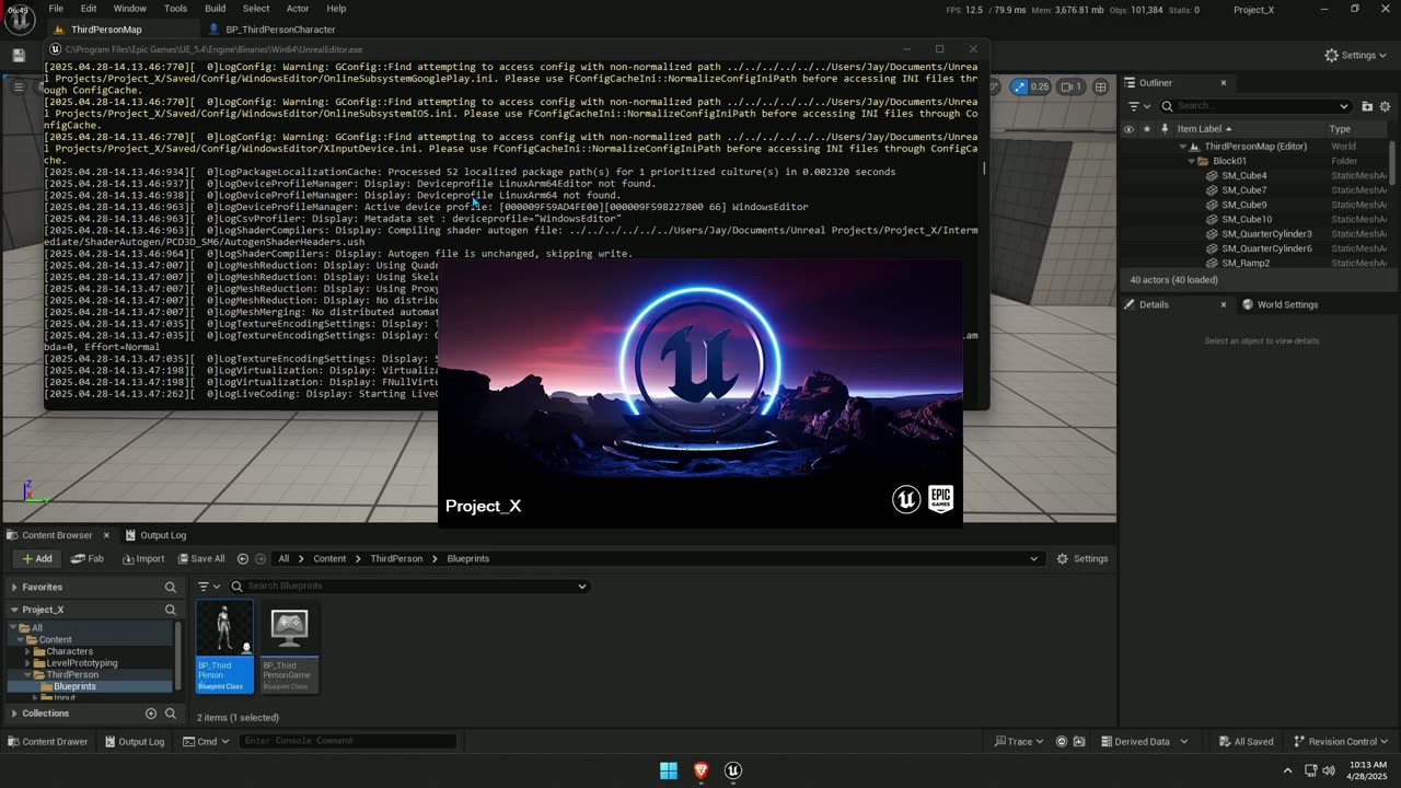 Unreal Engine 5: Sprinting