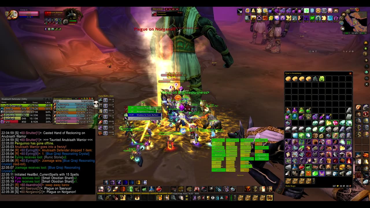 Turtle Wow - MM weekly AQ40 - 8 April - paladin POV