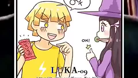 Must Watch: treat or treat #shorst #anime #random #meme #humor #otaku #edit #vir