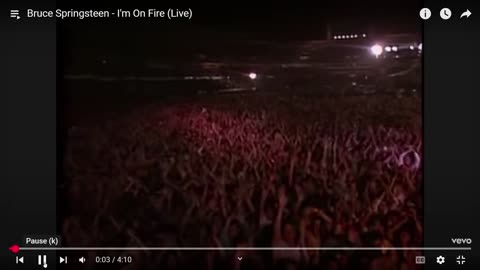 Bruce Springsteen - I'm On Fire (Live)