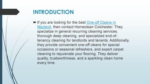 Best One-off Cleans in Nayland