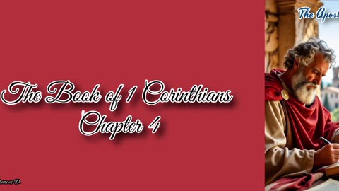 The Book of 1 Corinthians Chapter 4