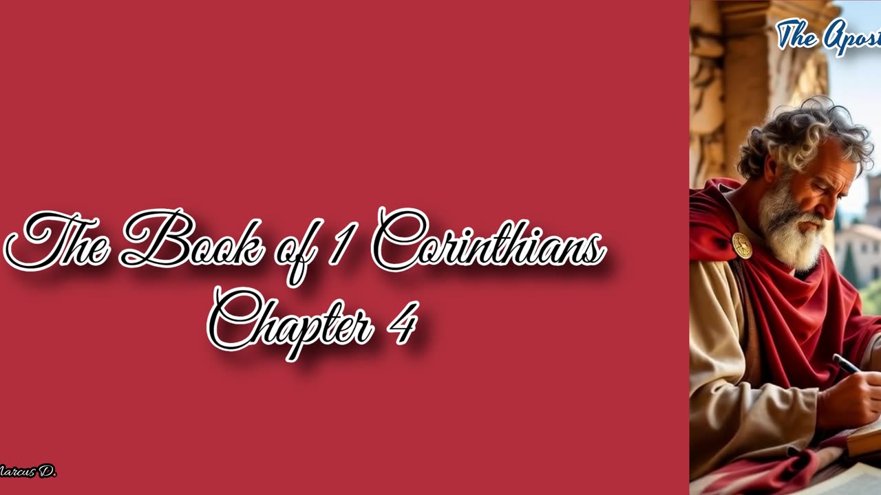 The Book of 1 Corinthians Chapter 4