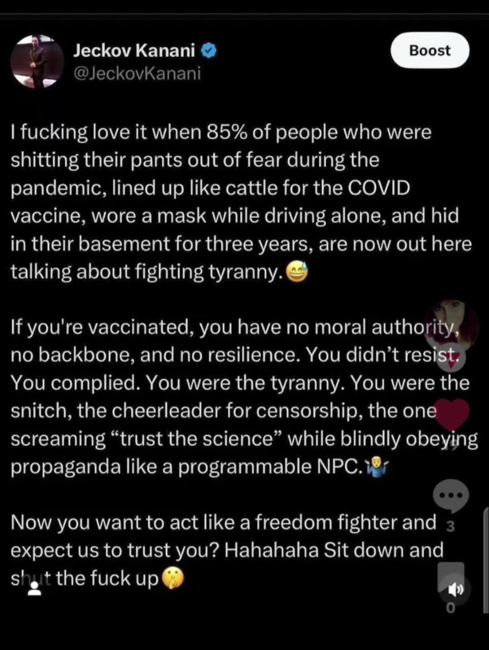 The Fearful 85% - The Truth is a Bitter Pill to Swallow