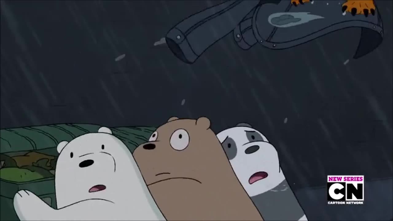 We Bare Bears: Jean Jacket spanks Panda